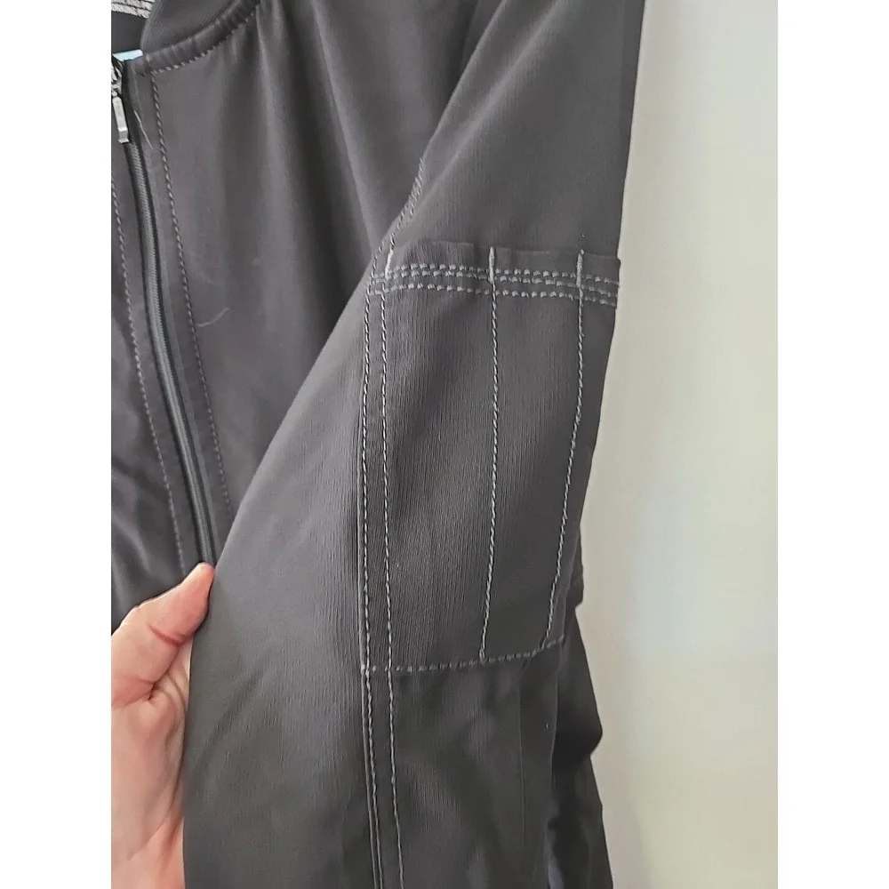 Carhartt Force Womens Full Zip Polyester Jacket Black Work Utility Coat Jacket M - Picture 6 of 10